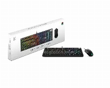 Kit De Teclado Y Mouse Msi Forge Gk320 Combo, Alambrico, Usb 2.0, 1.8m, Ingles, Negro